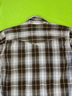 Red Ranch Western Checked L/S Flannel Shirt Youth X-Small/Small