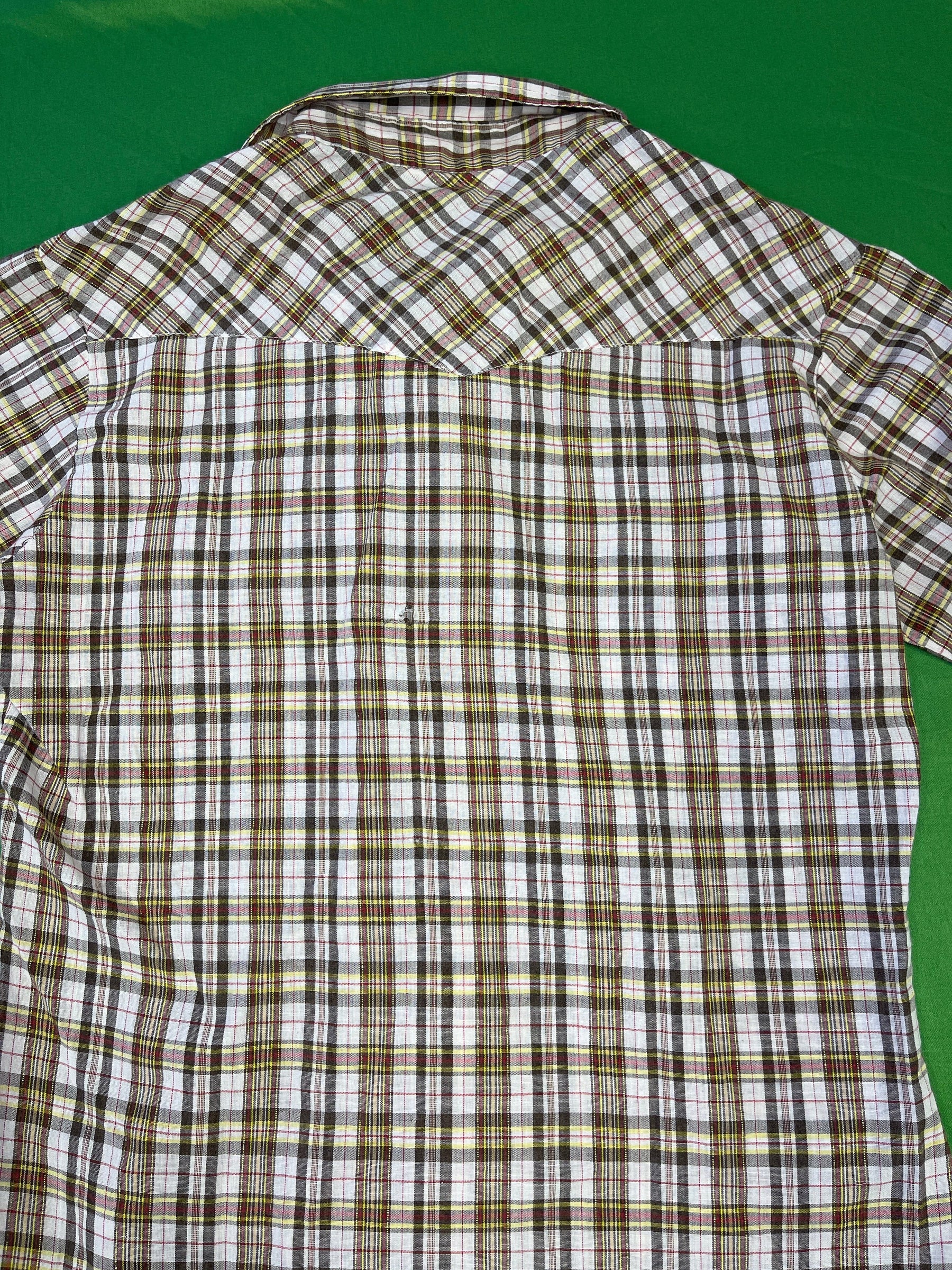 American Western Style Boys Checked Shirt Youth Medium 12