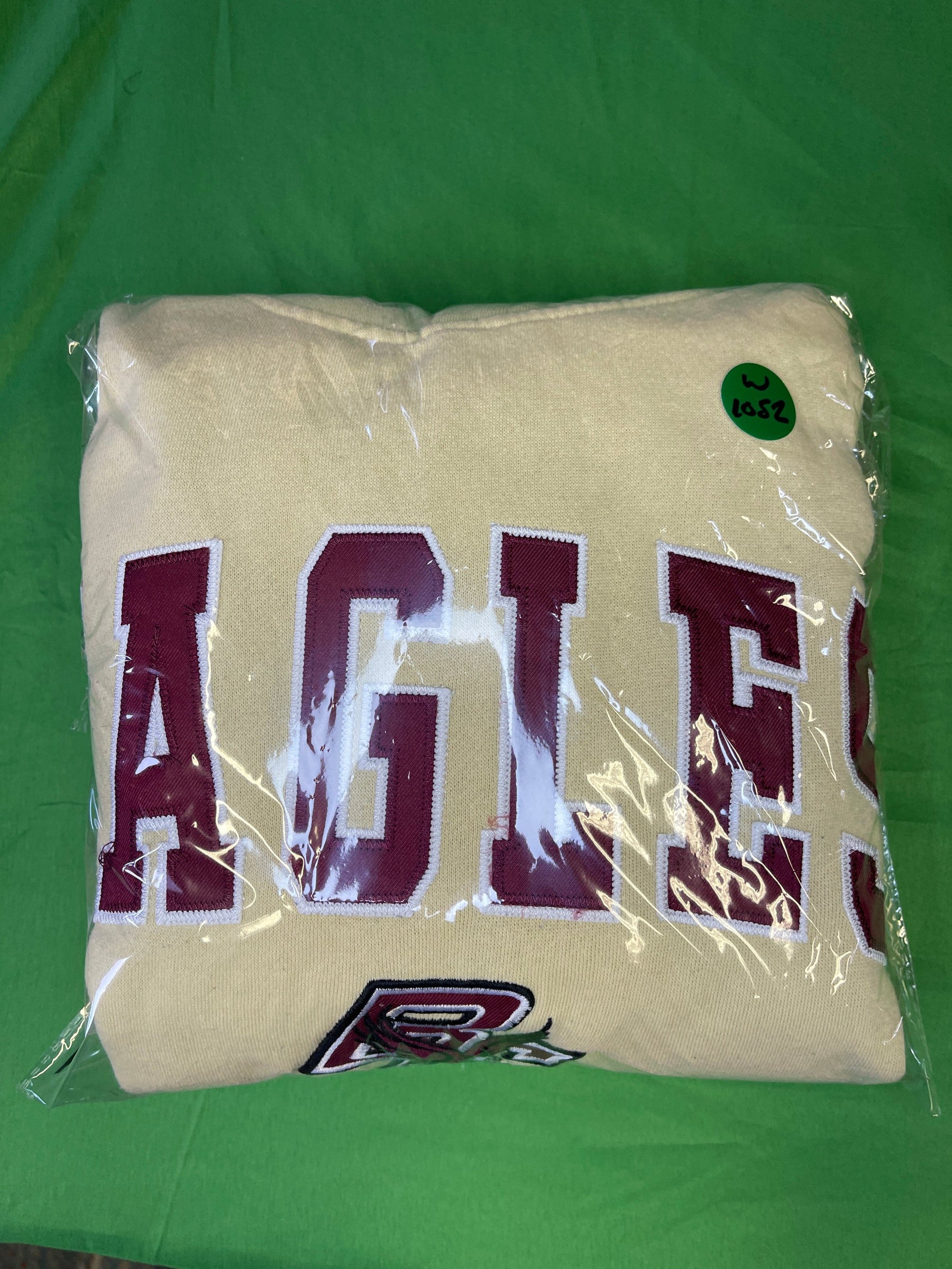 NCAA Boston College Eagles Stitched Yellow Pullover Hoodie Men's Medium