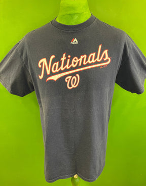 MLB Washington Nationals Majestic 100% Cotton T-Shirt Men's Large