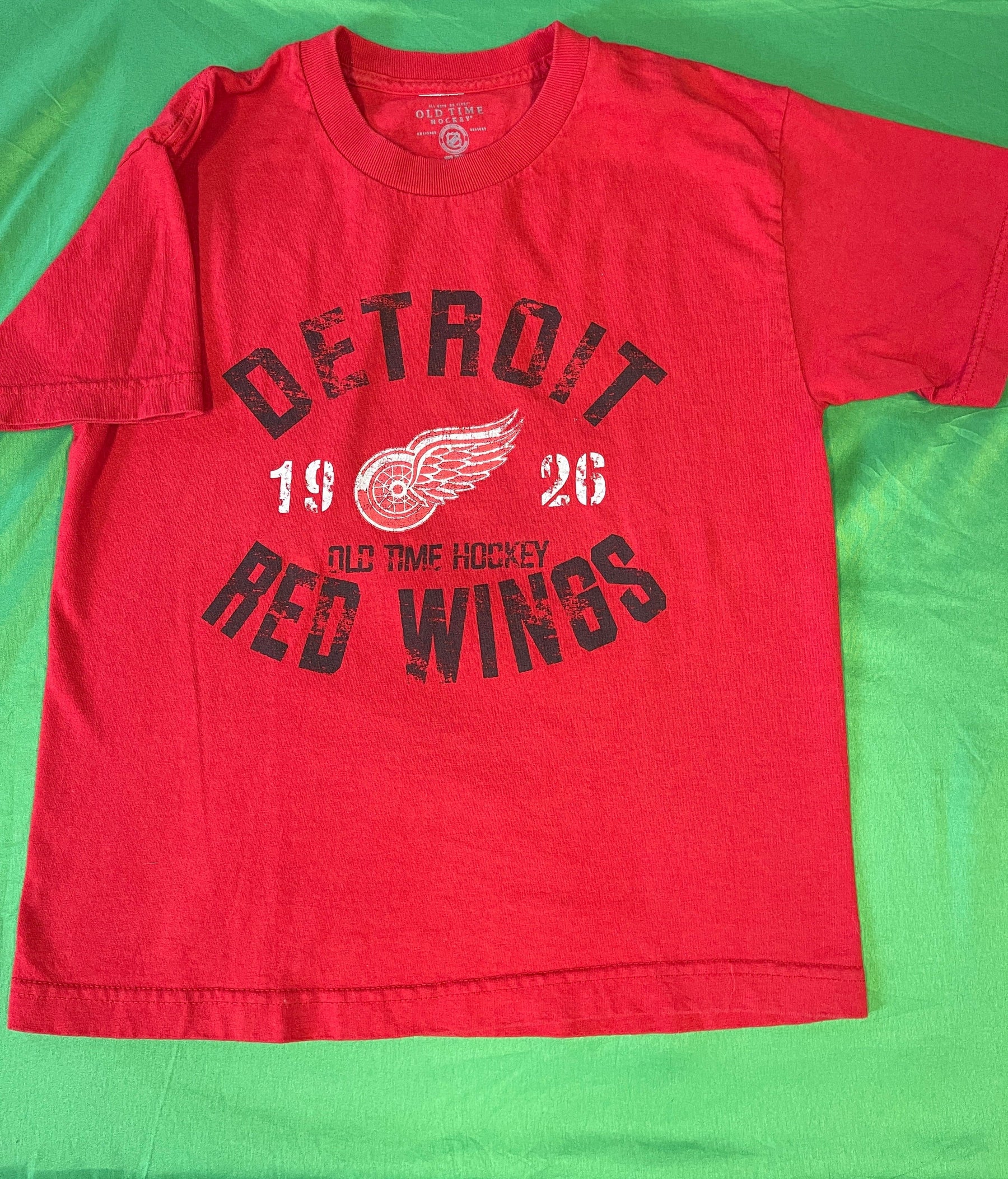 NHL Detroit Red Wings 100% Cotton T-Shirt Youth Medium