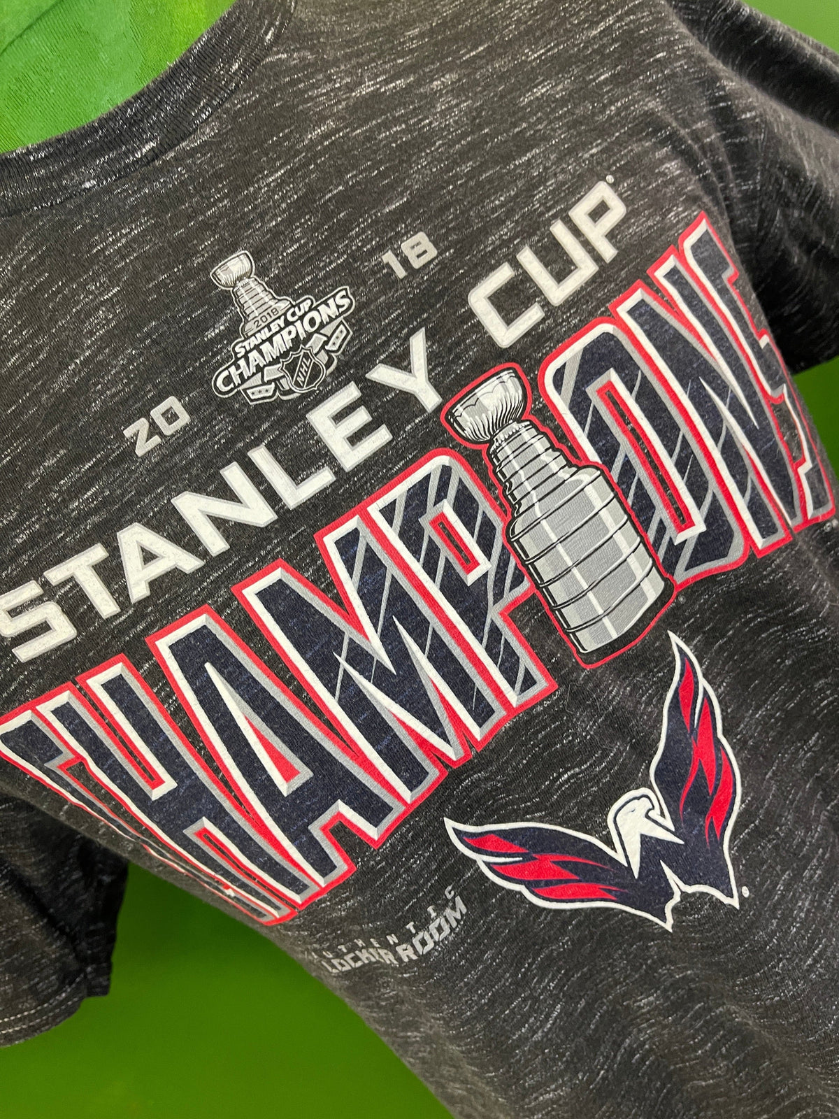 NHL Washington Capitals Fanatics 2018 Stanley Cup Champions T-Shirt Men's Medium