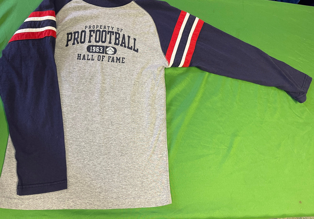 NFL Hall of Fame Striped Raglan L/S T-Shirt Youth Medium 10-12