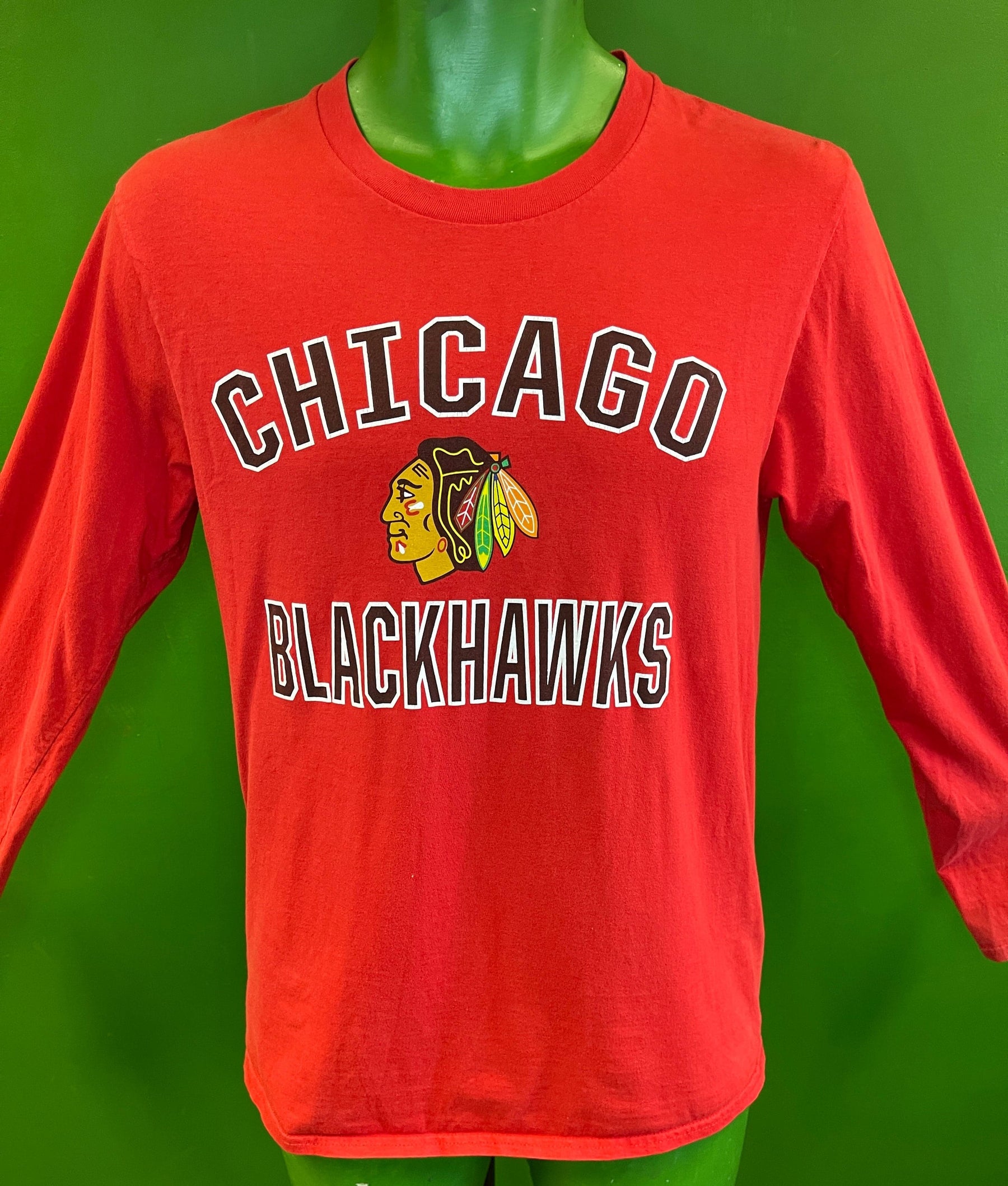 NHL Chicago Blackhawks Fanatics L/S T-Shirt Men's Small