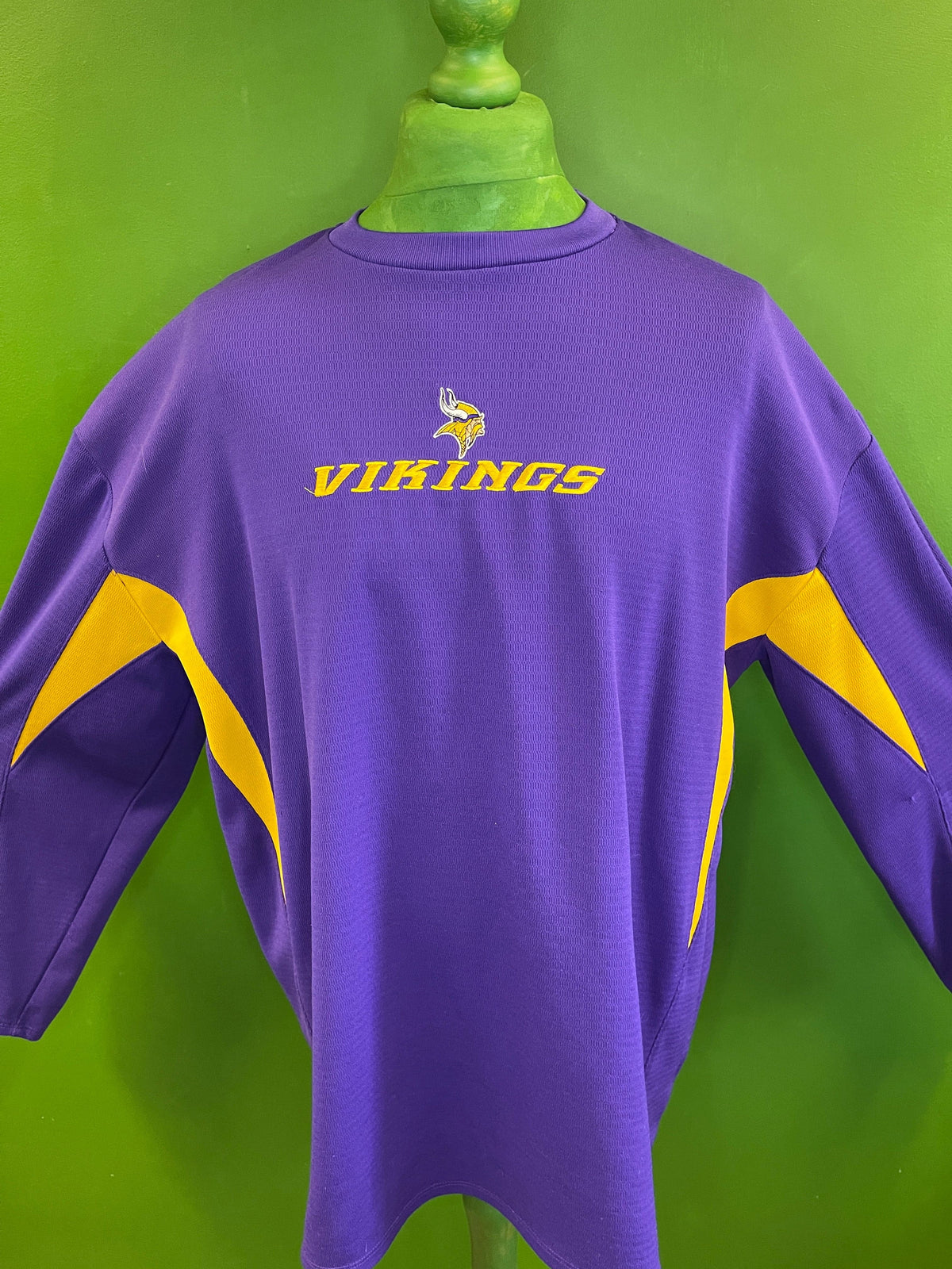 NFL Minnesota Vikings Colourblock L/S T-Shirt Men's 2X-Large