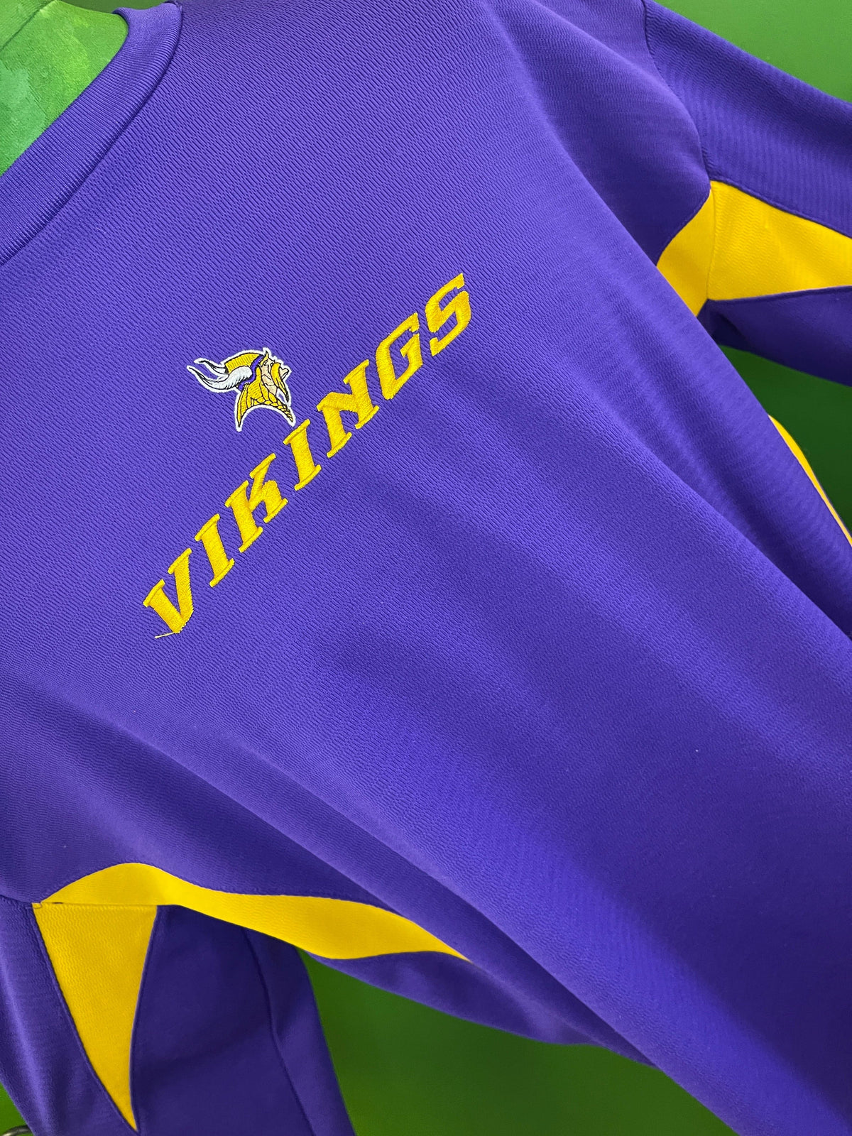 NFL Minnesota Vikings Colourblock L/S T-Shirt Men's 2X-Large
