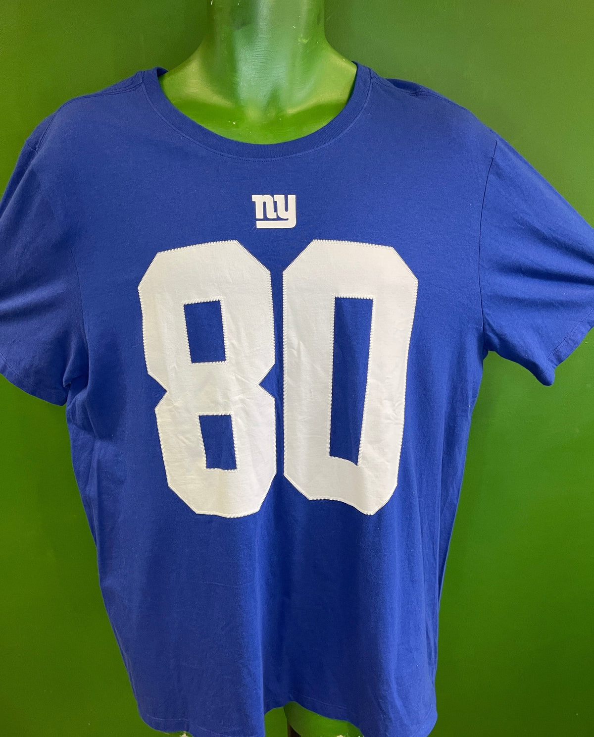 NFL New York Giants Victor Cruz #80 T-Shirt Men's Large