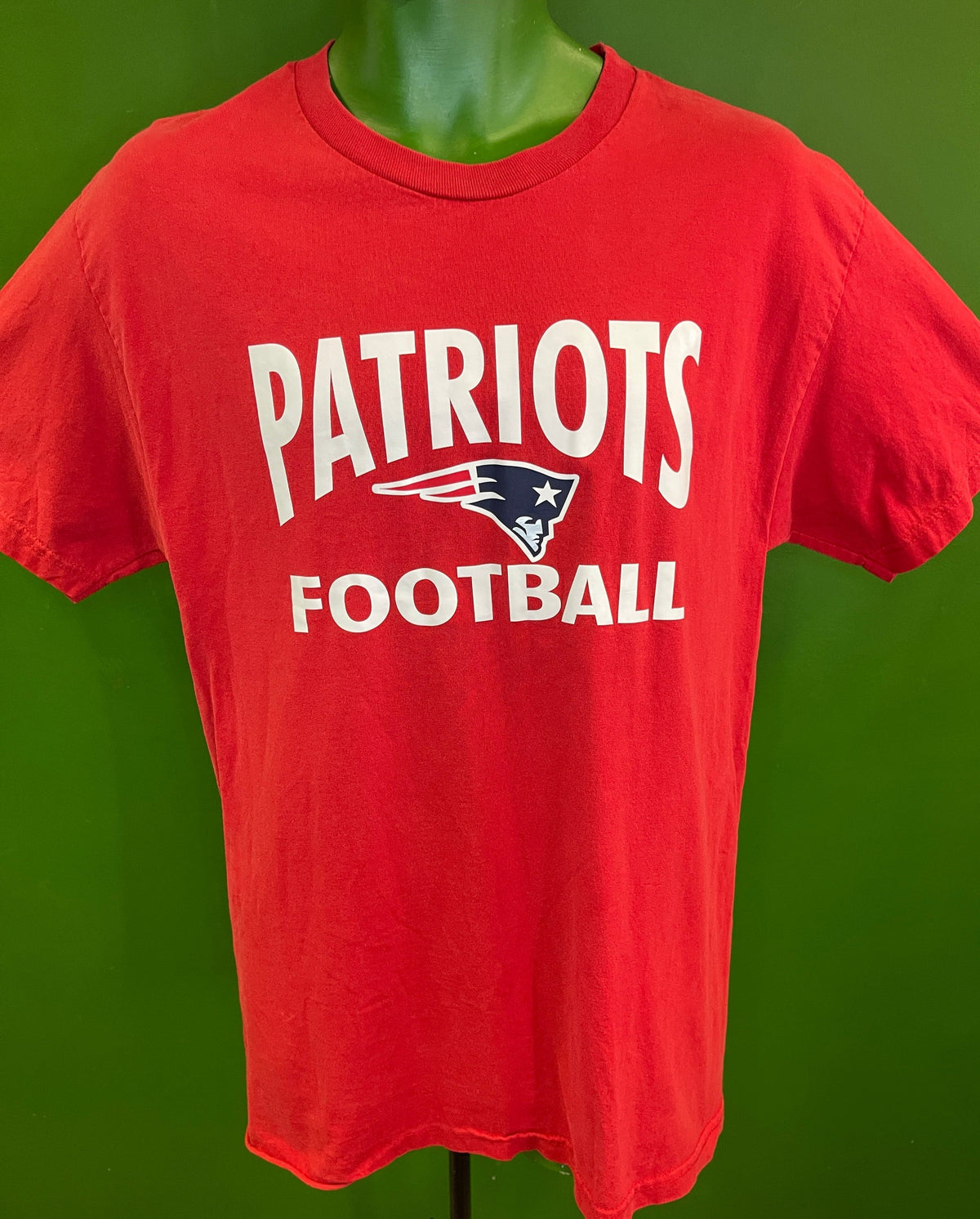 NFL New England Patriots Red T-Shirt Men's X-Large