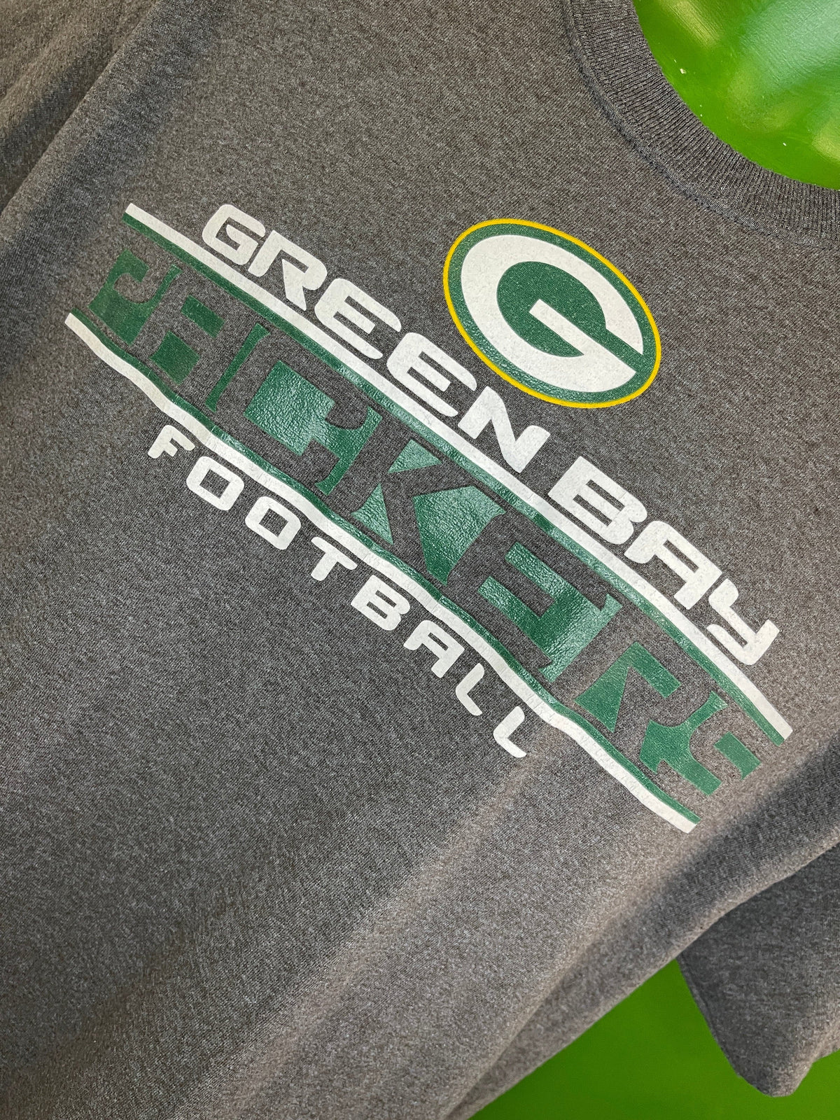 NFL Green Bay Packers Majestic Heathered Grey T-Shirt Men's X-Large