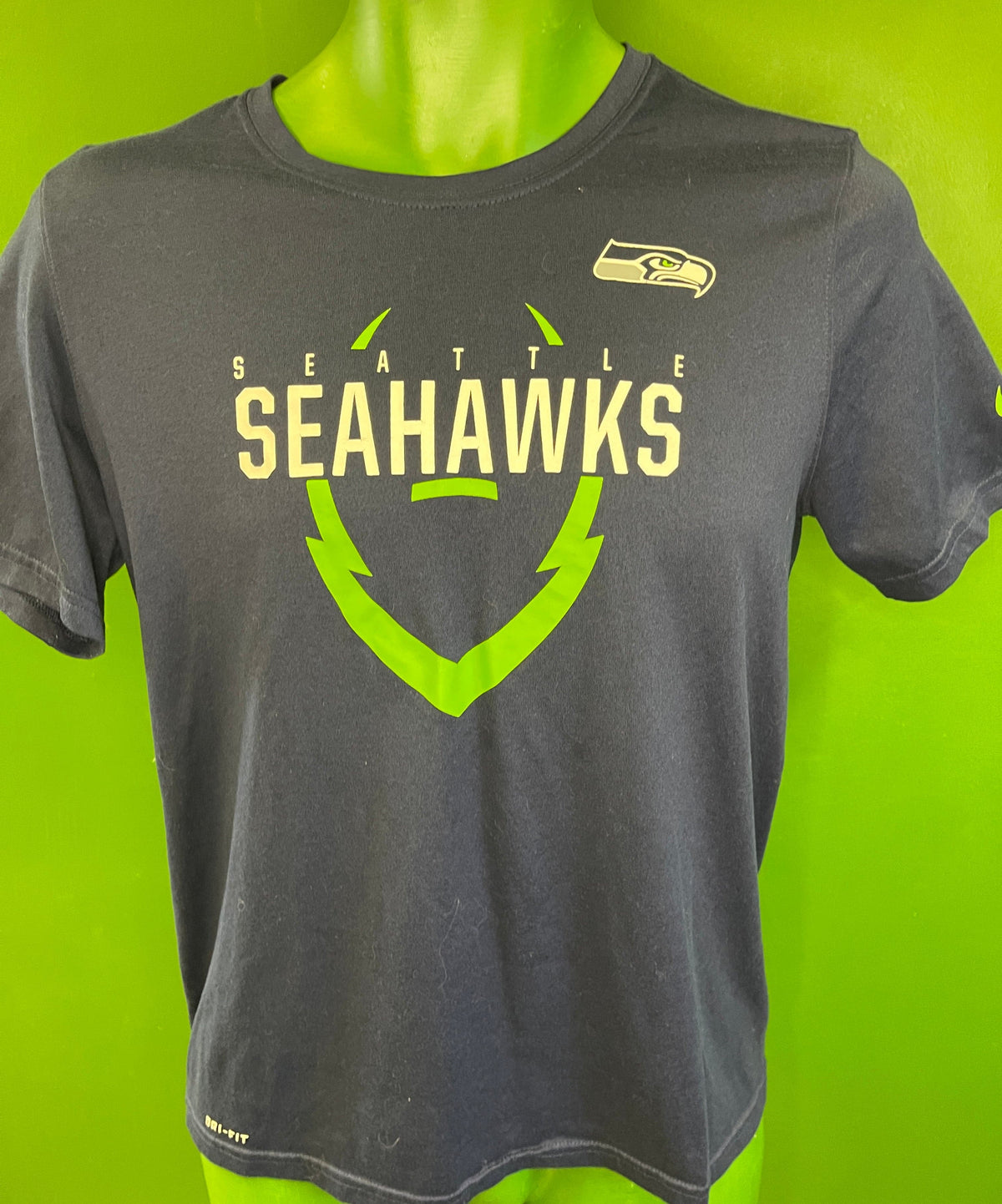 NFL Seattle Seahawks Dri-Fit Athletic Cut T-Shirt Youth Large