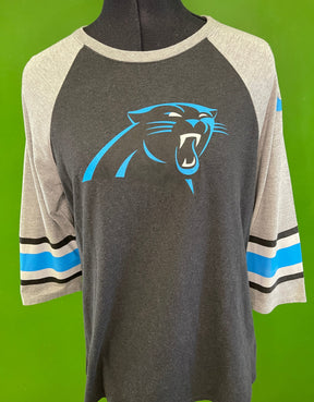 NFL Carolina Panthers Raglan 3/4 Sleeve T-Shirt Women's Large