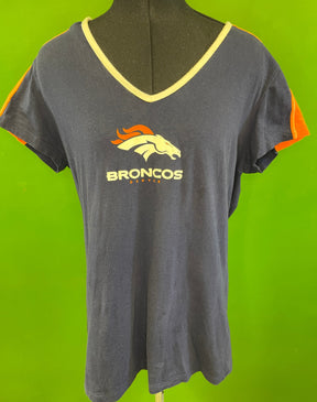 NFL Denver Broncos V-Neck T-Shirt Women's X-Large