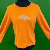 NFL Denver Broncos Sparkly Logo L/S T-Shirt Women's Medium