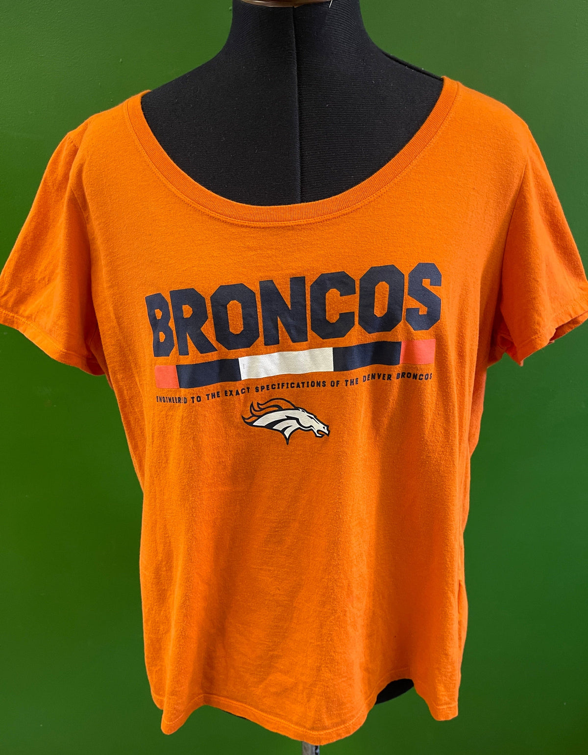 NFL Denver Broncos Orange T-Shirt Women's Large