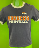 NFL Denver Broncos Contrast Trim T-Shirt Youth Medium 10-12