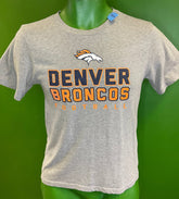 NFL Denver Broncos Heathered Grey T-Shirt Youth Medium 10-12