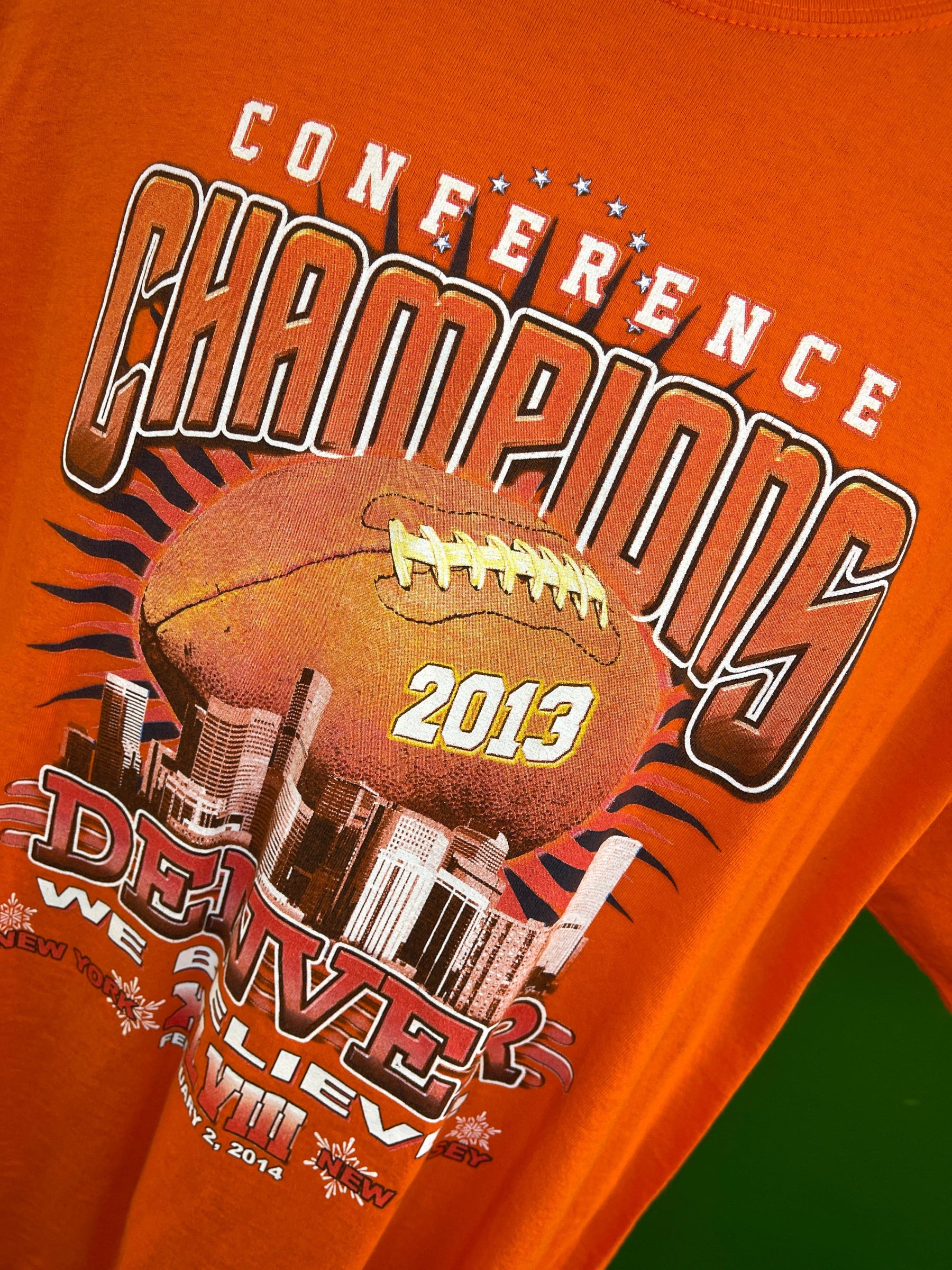 NFL Denver Broncos 2013 Conference Champions T-Shirt Men's X-Large