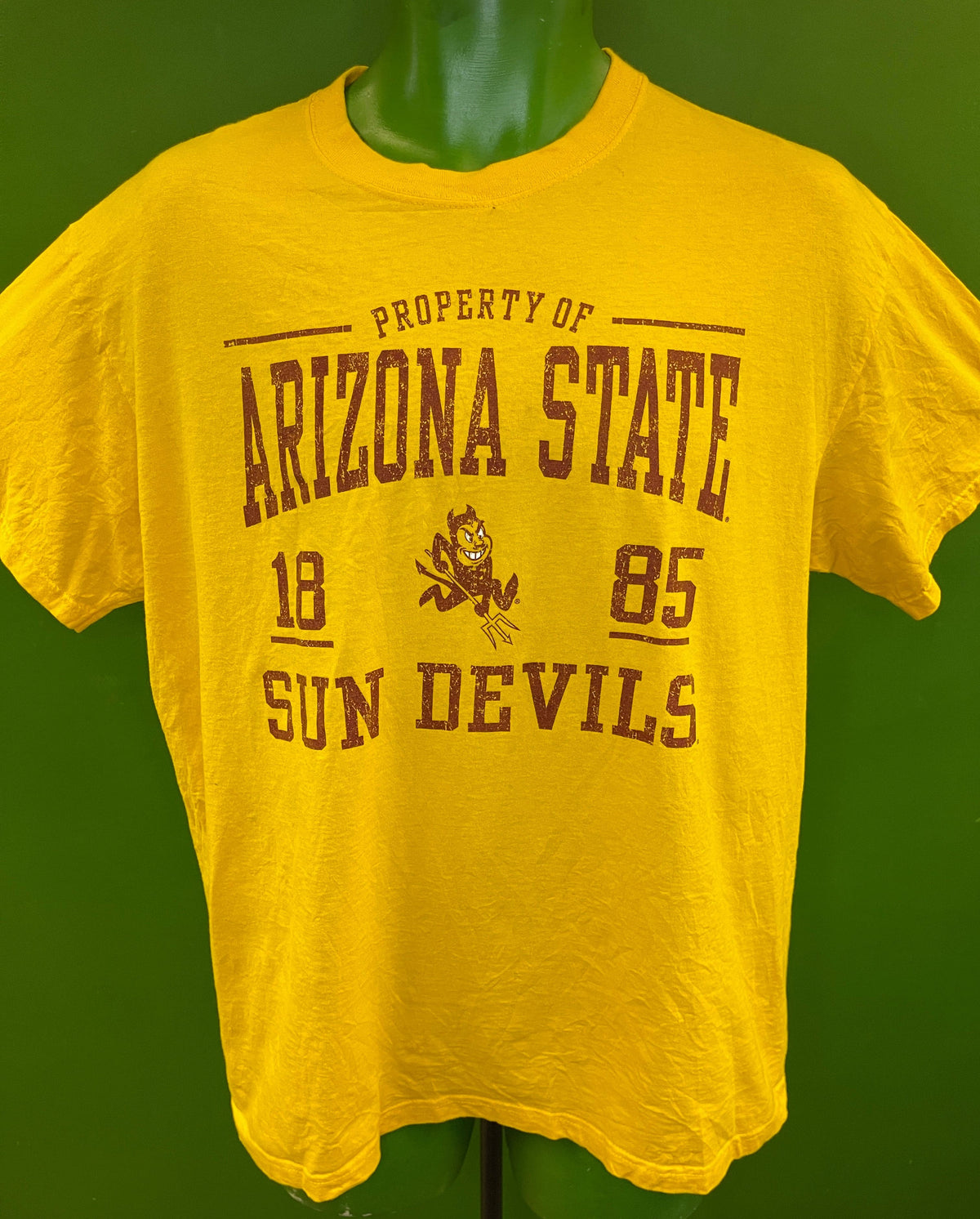 NCAA Arizona State Sun Devils 100% Cotton T-Shirt Men's Large