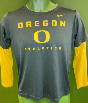 NCAA Oregon Ducks L/S Double Layer T-Shirt Youth Medium 10-12