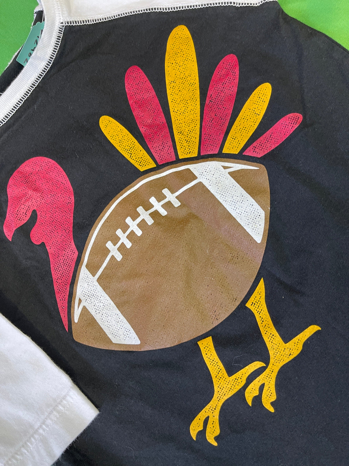 Thanksgiving American Football Turkey T-Shirt Youth X-Small 4
