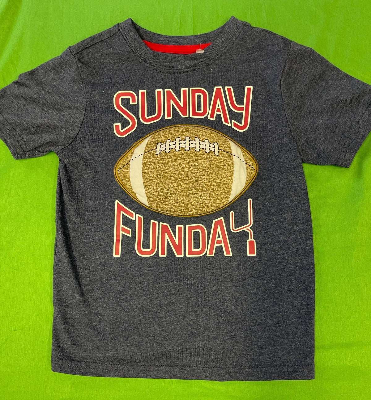 American Football "Sunday Funday" 3D T-Shirt Youth X-Small 4T