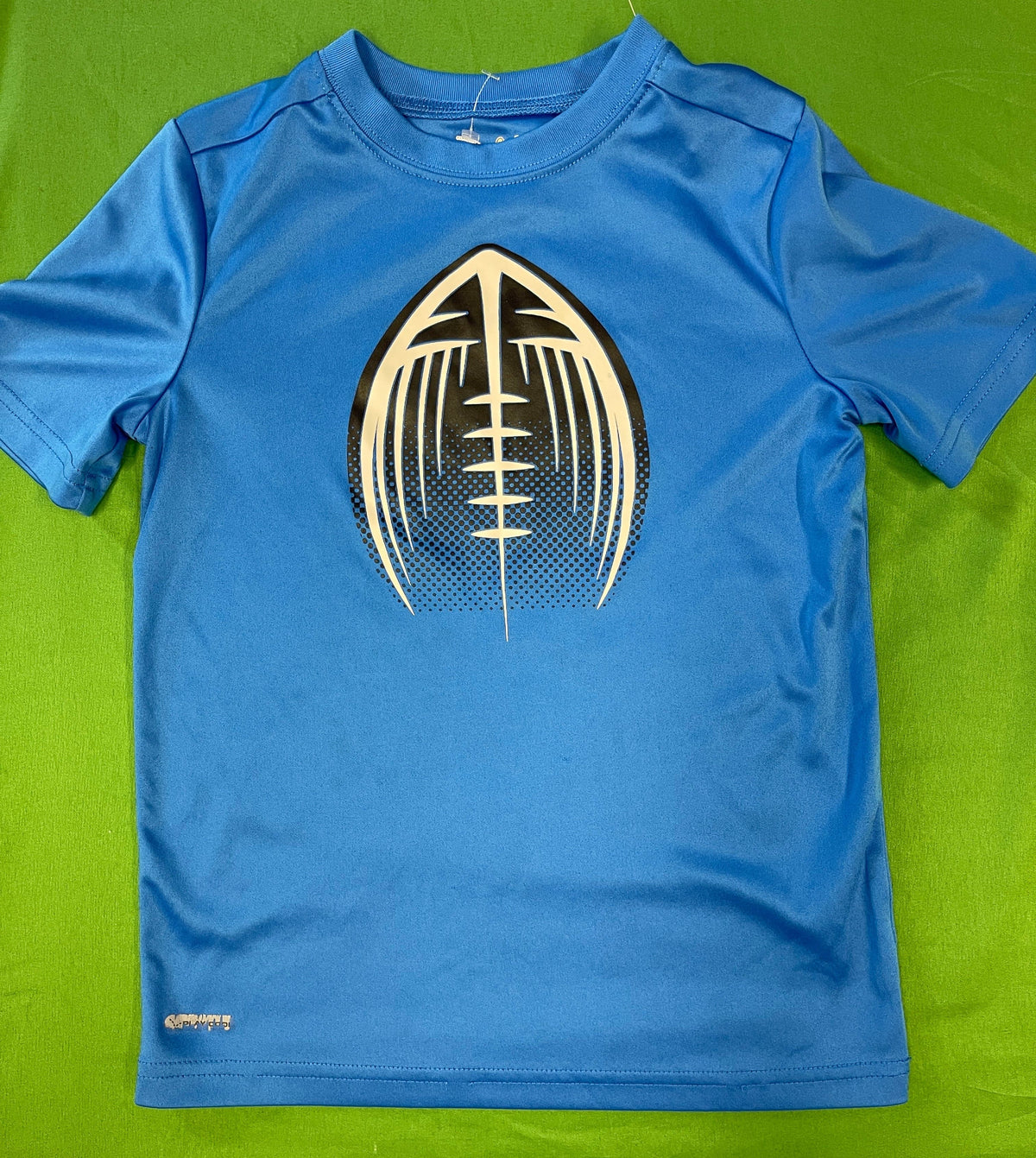American Football Blue T-Shirt Youth X-Small/Small 5-6
