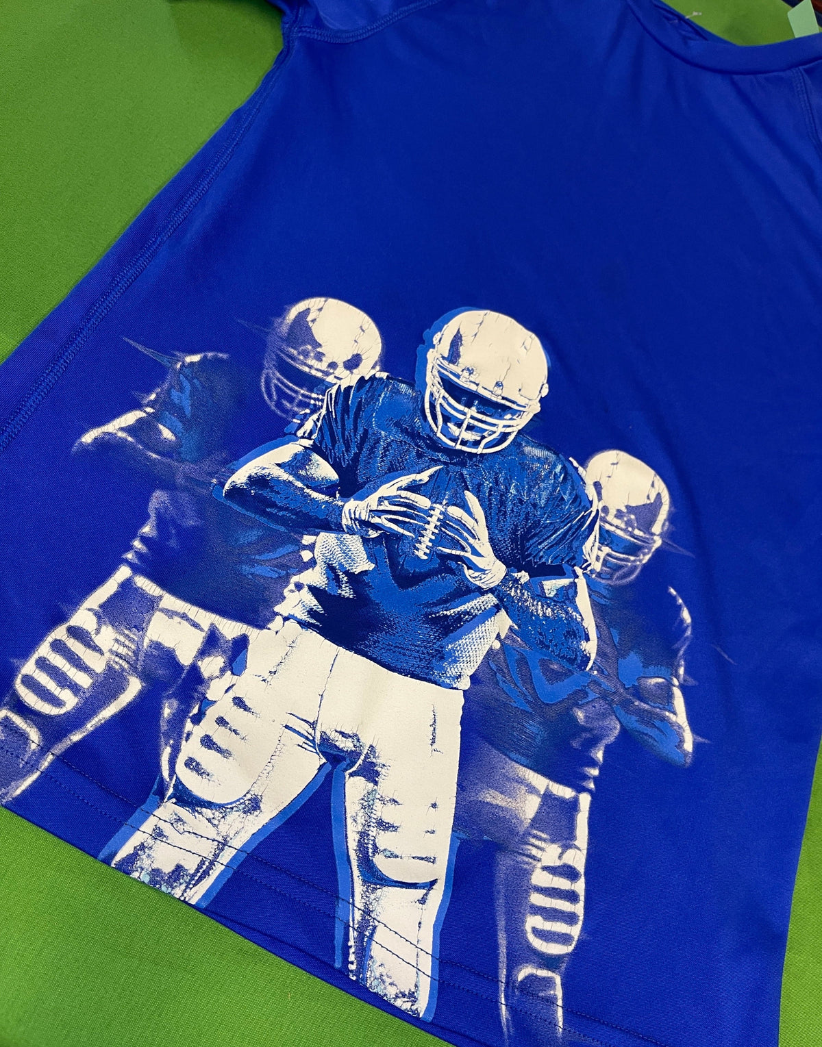 American Football Champion Blue T-Shirt Youth Small/Medium 8-10