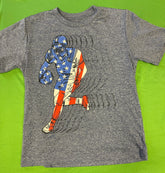 American Football US Flag T-Shirt Youth Medium