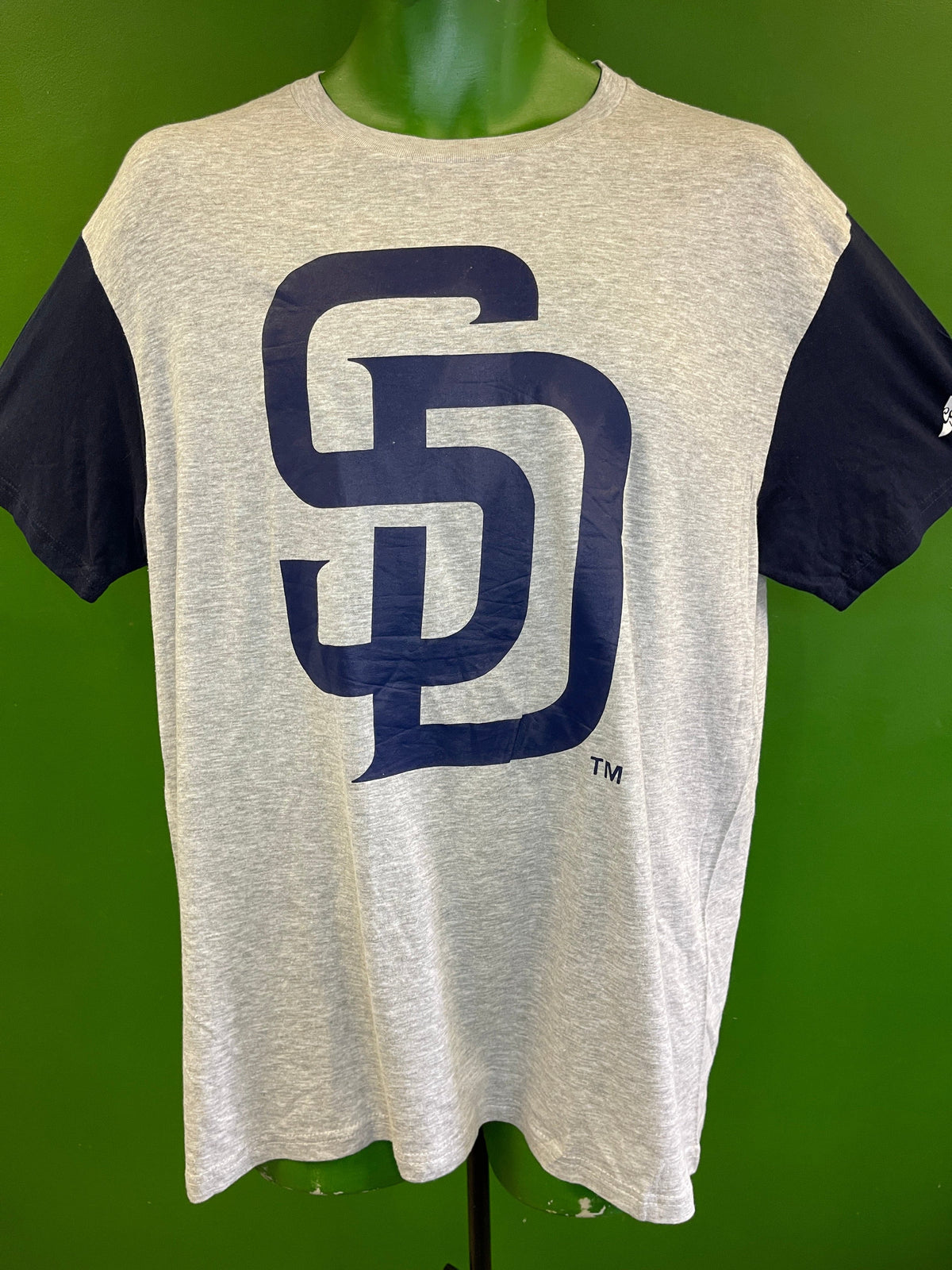 MLB San Diego Padres Heathered Grey T-Shirt Men's Large