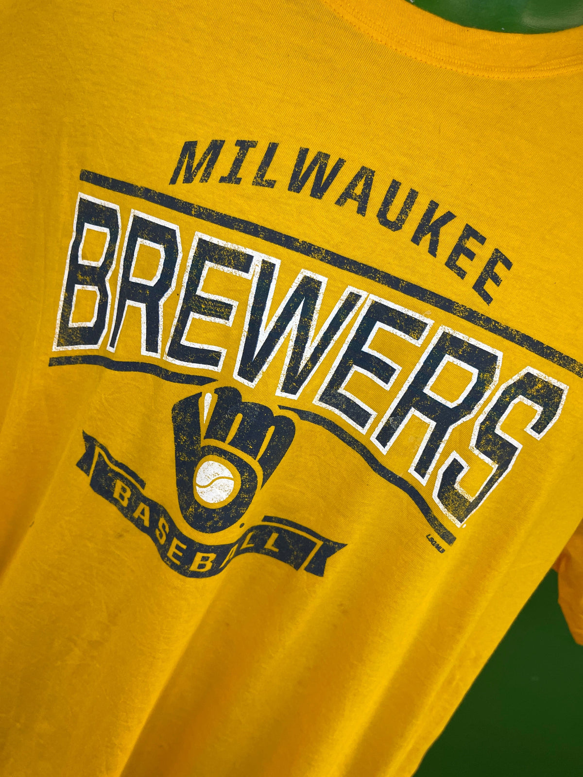 MLB Milwaukee Brewers 100% Cotton T-Shirt Men's X-Large