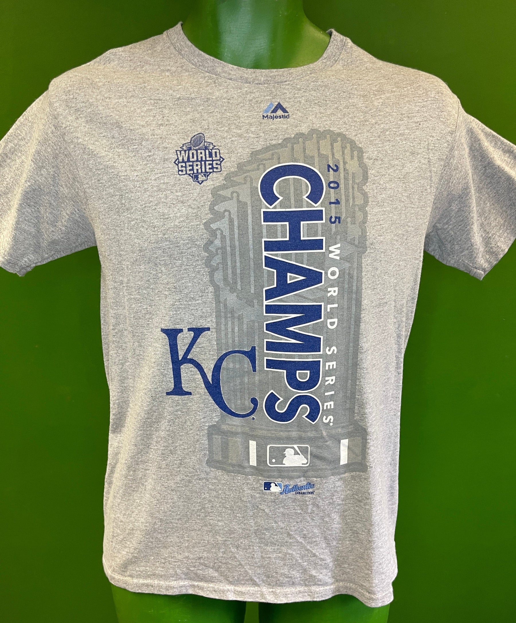 MLB Kansas City Royals 2015 World Series Champions T-Shirt Men's Small