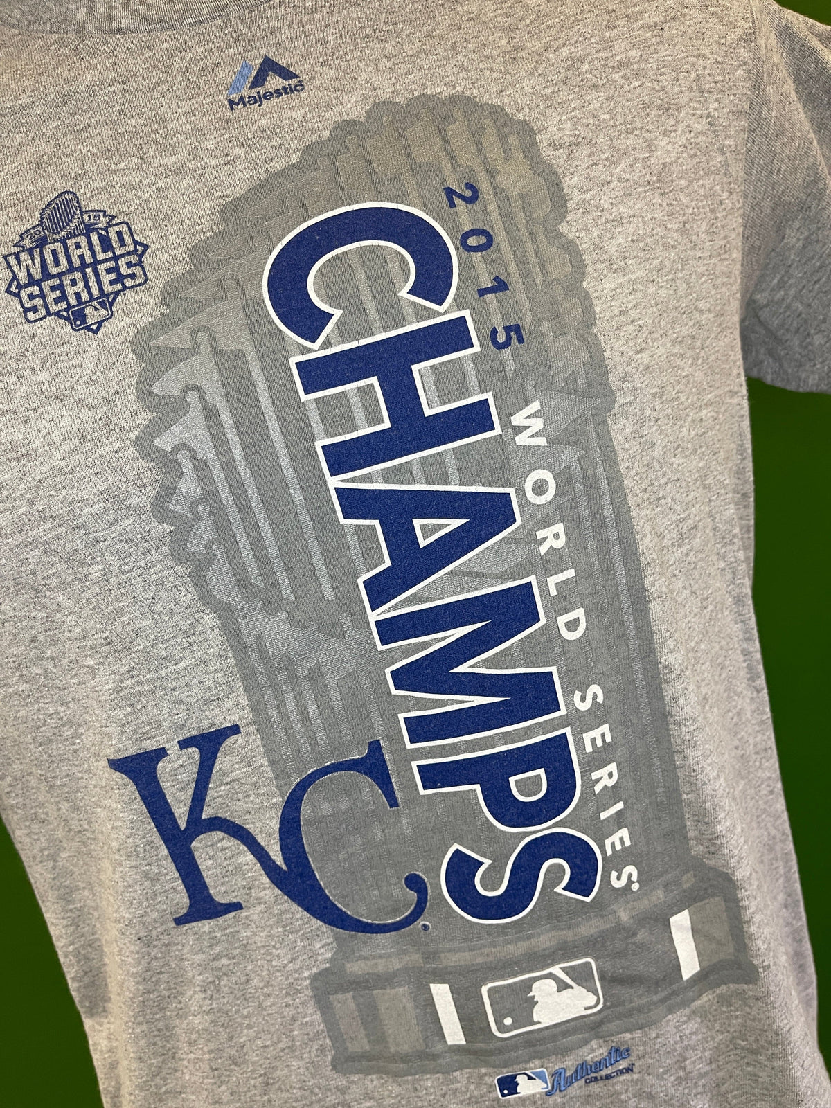 MLB Kansas City Royals 2015 World Series Champions T-Shirt Men's Small
