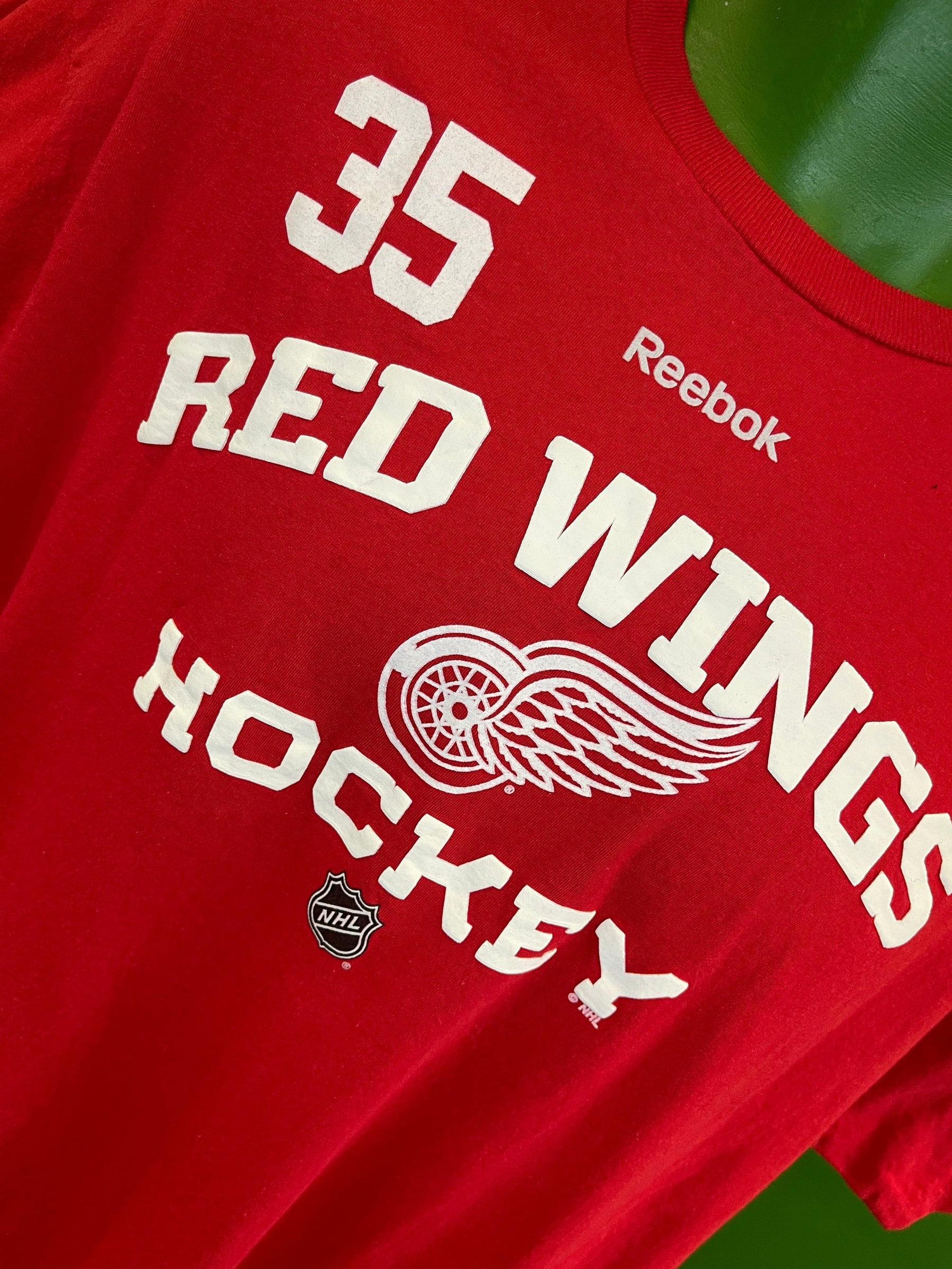 NHL Detroit Red Wings Jimmy Howard #35 T-Shirt Men's X-Large