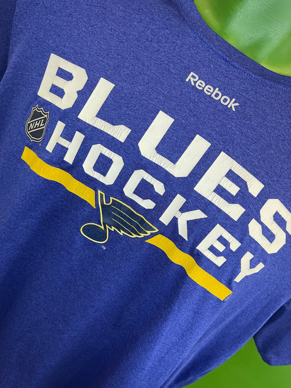 NHL St. Louis Blues Heathered Blue T-Shirt Men's Large