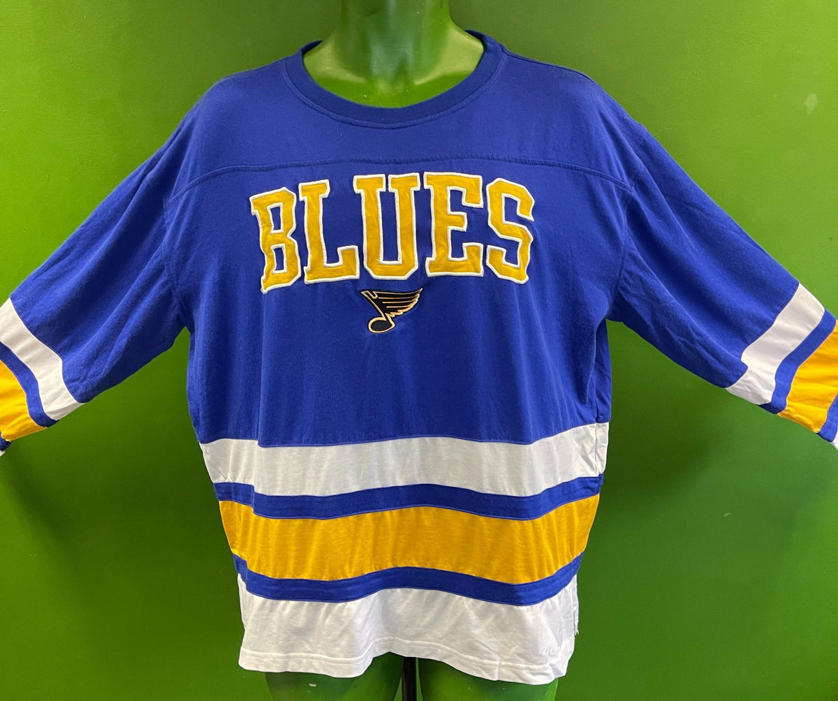 NHL St Louis Blues Stitched L/S T-Shirt Men's X-Large