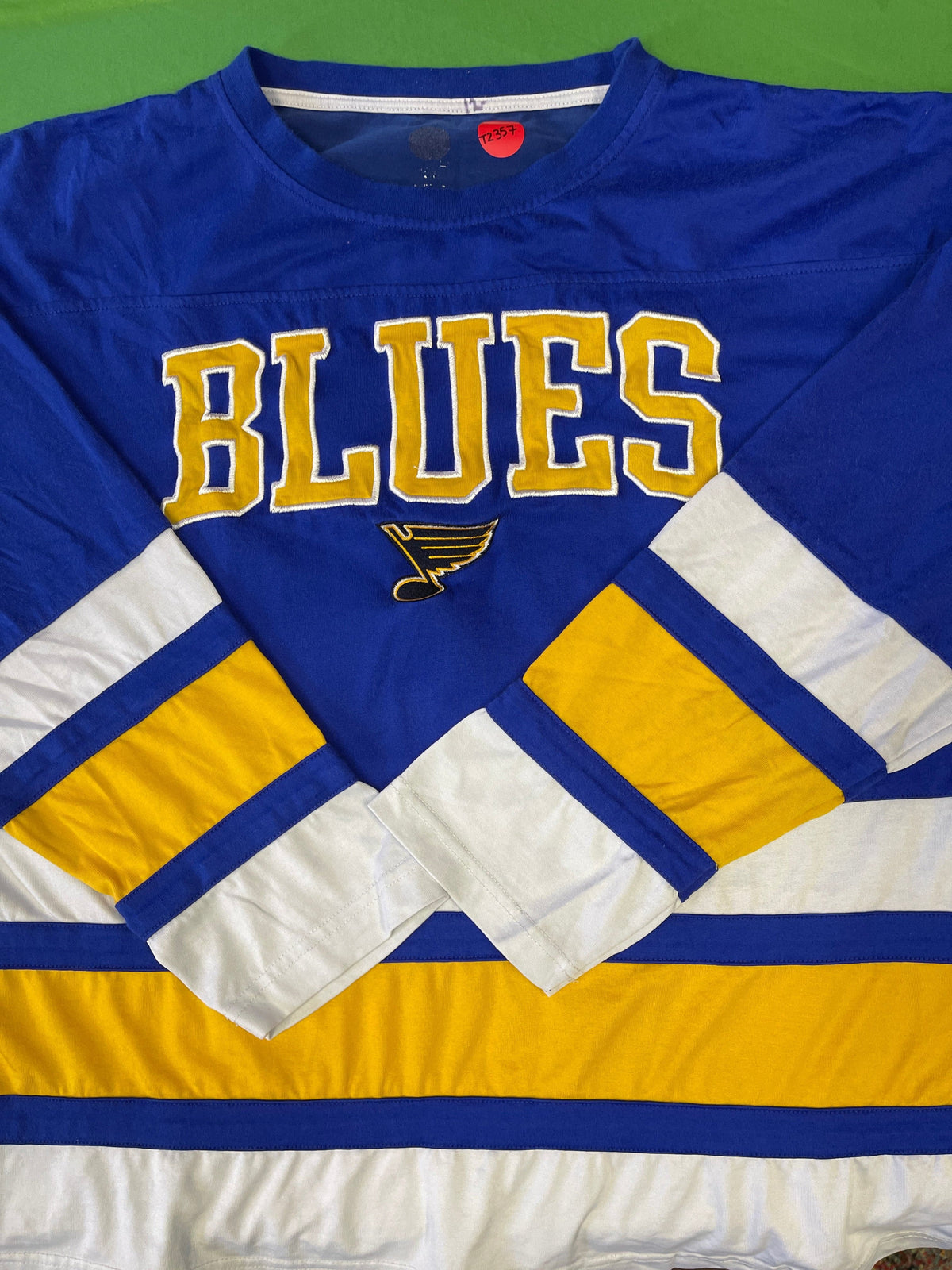 NHL St Louis Blues Stitched L/S T-Shirt Men's X-Large