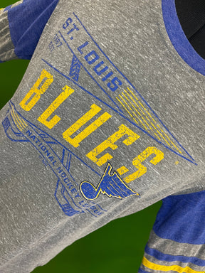 NHL St. Louis Blues Raglan L/S Tissue T-Shirt Women's Medium