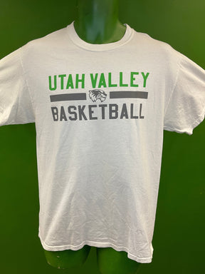 NCAA Utah Valley Wolverines Basketball 100% Cotton T-Shirt Men's Medium