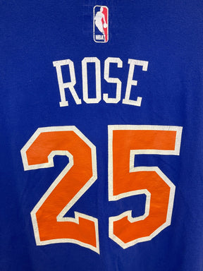 NBA New York Knicks Derrick Rose #25 T-Shirt Men's X-Large