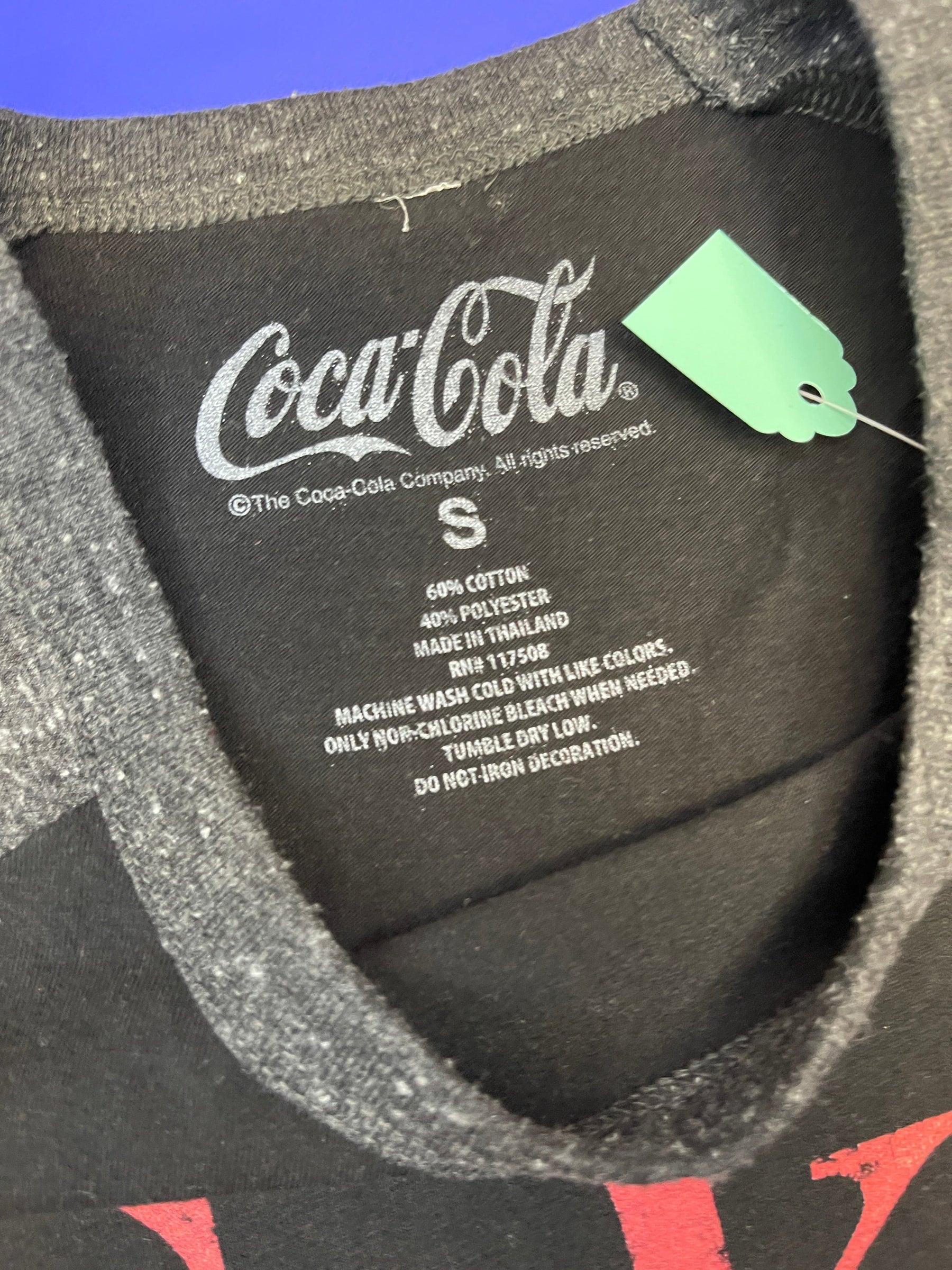 Coca Cola Coke Raglan Sleeve T-Shirt Men's Small