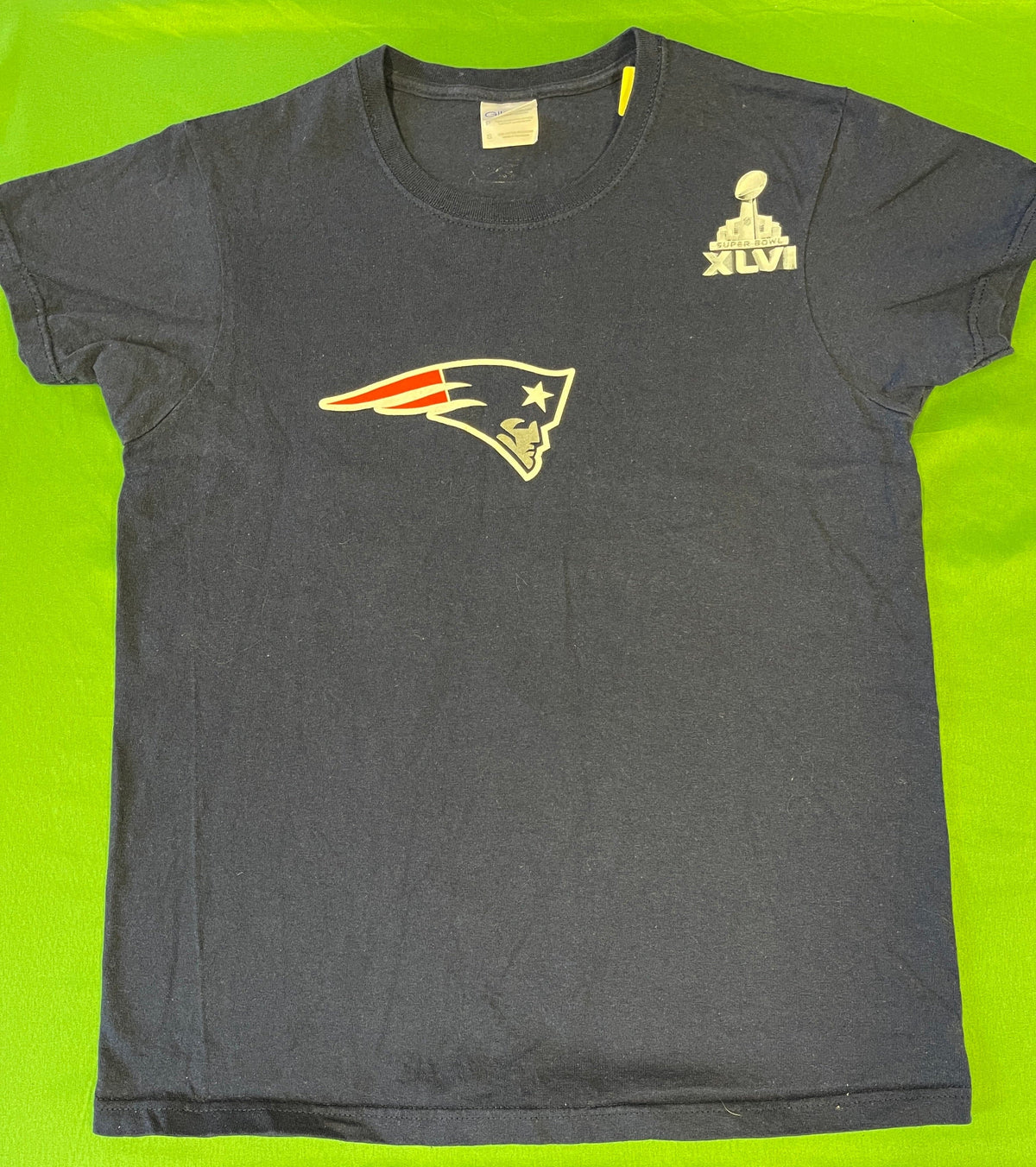 NFL New England Patriots Rob Gronkowski #87 Super Bowl XLVI T-Shirt Men's Small