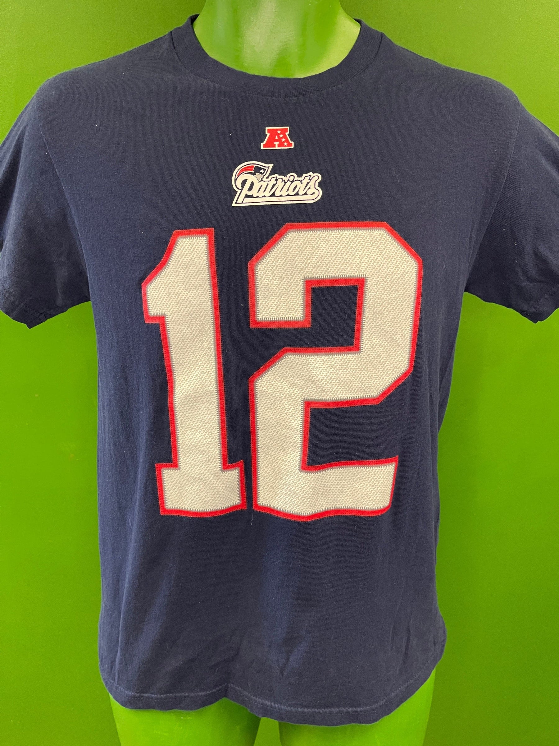 NFL New England Patriots Tom Brady #12 T-Shirt Men's Small