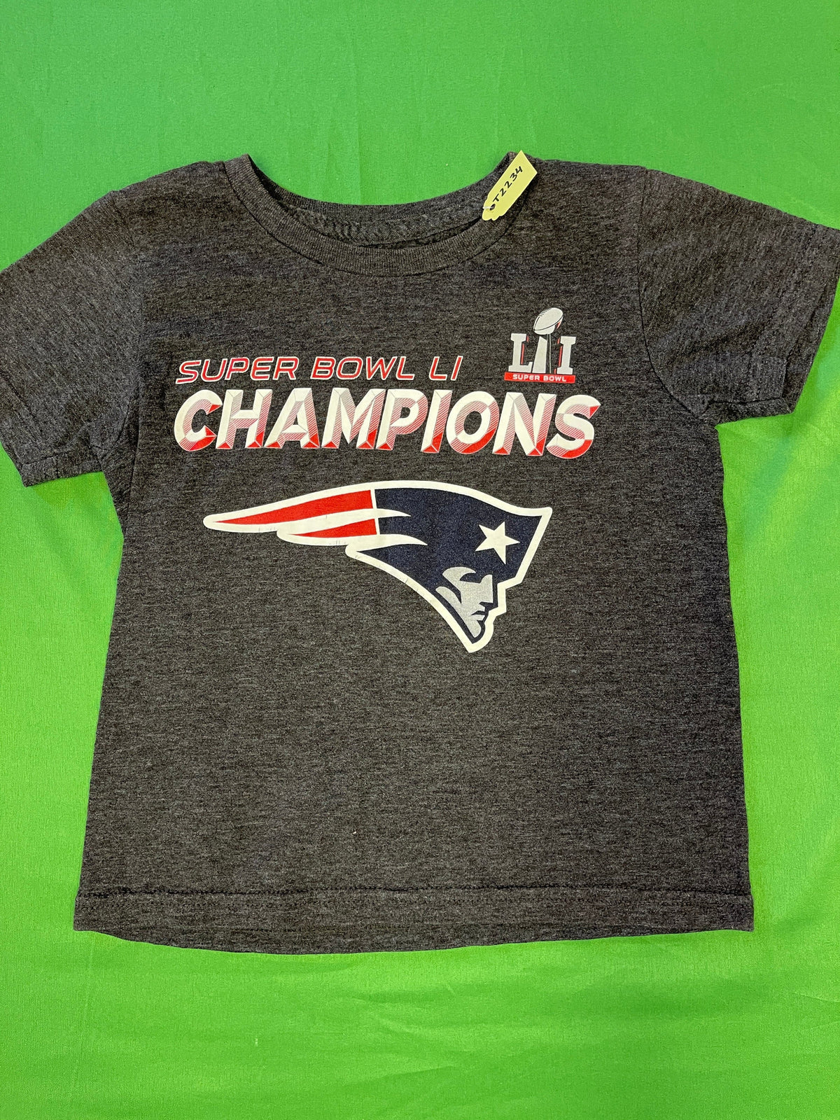 NFL New England Patriots Super Bowl LI Champions T-Shirt Youth X-Small 4T