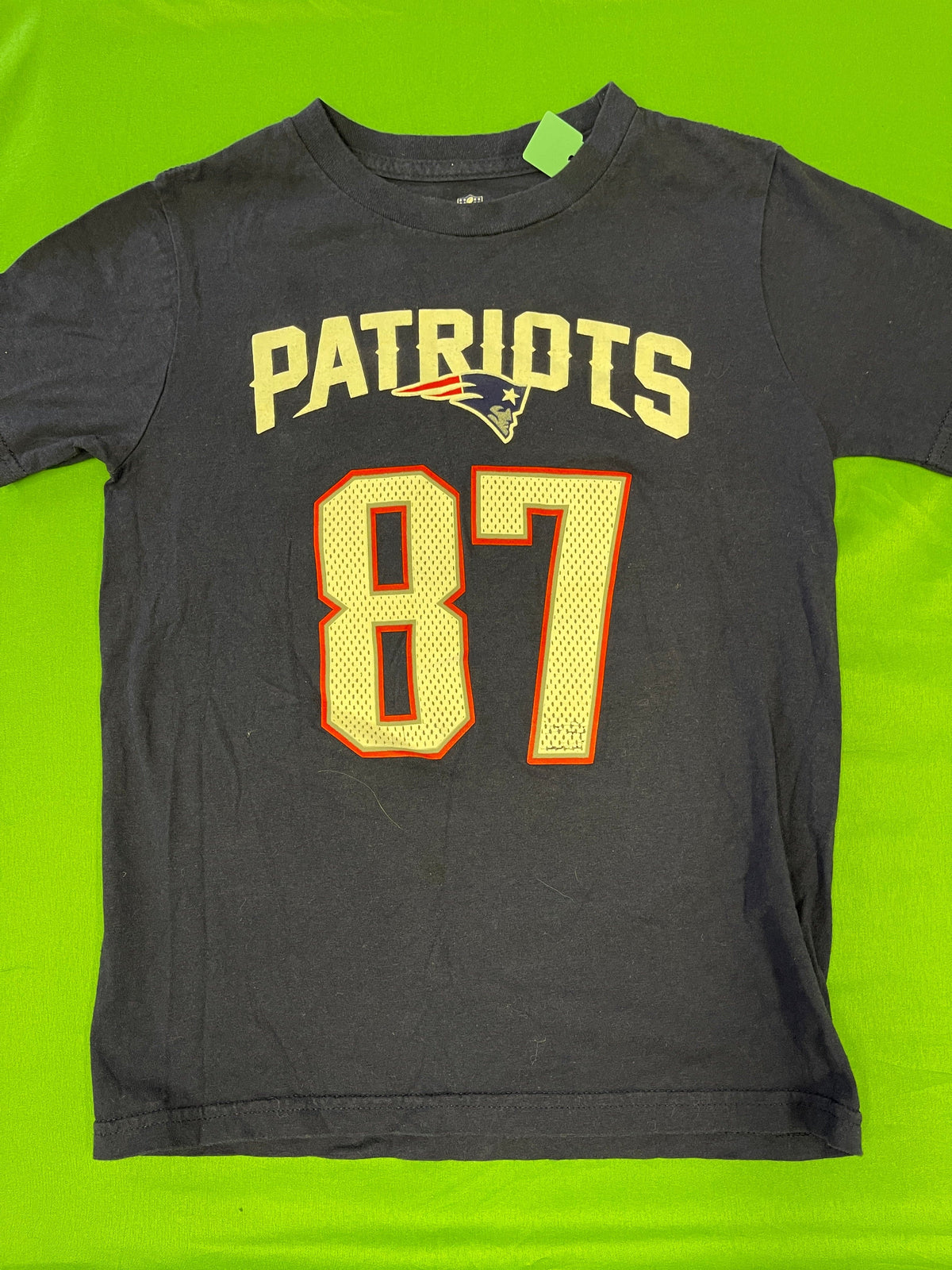 NFL New England Patriots Rob Gronkowski #87 T-Shirt Youth Small 8