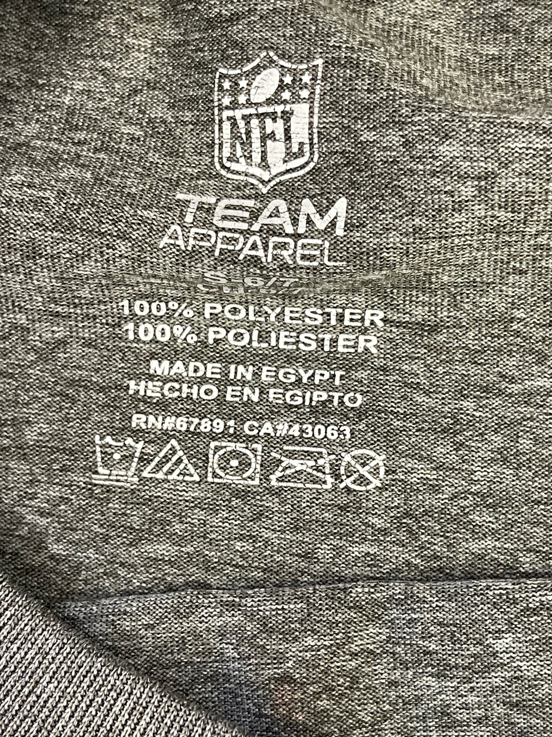 NFL New England Patriots Heathered Grey T-Shirt Youth Small 6-7