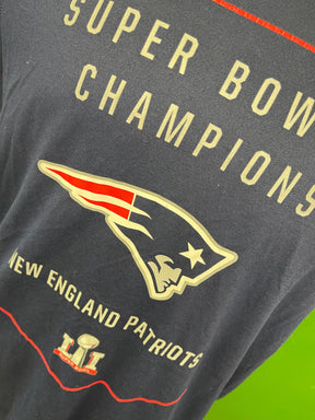 NFL New England Patriots Dri Fit Super Bowl LI Champions T Shirt Men s Small