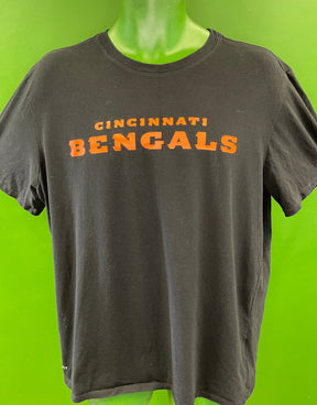 NFL Cincinnati Bengals Dri-Fit Black T-Shirt Men's X-Large