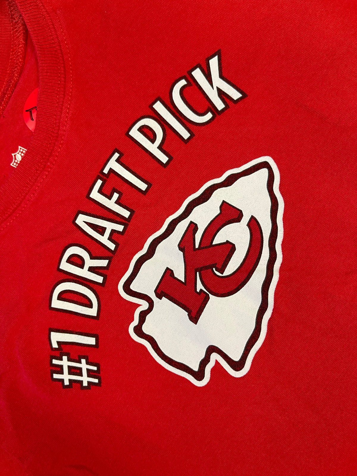 NFL Kansas City Chiefs "#1 Draft Pick" Layered-Look L/S T-Shirt Youth X-Small 5T