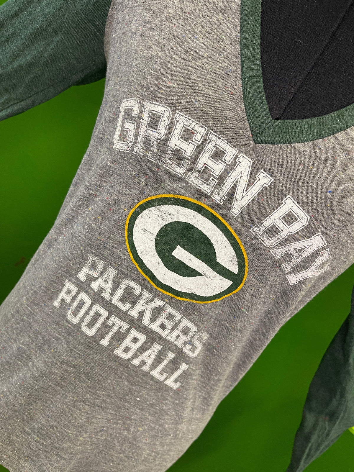 NFL Green Bay Packers Raglan L/S T-Shirt Women's Small