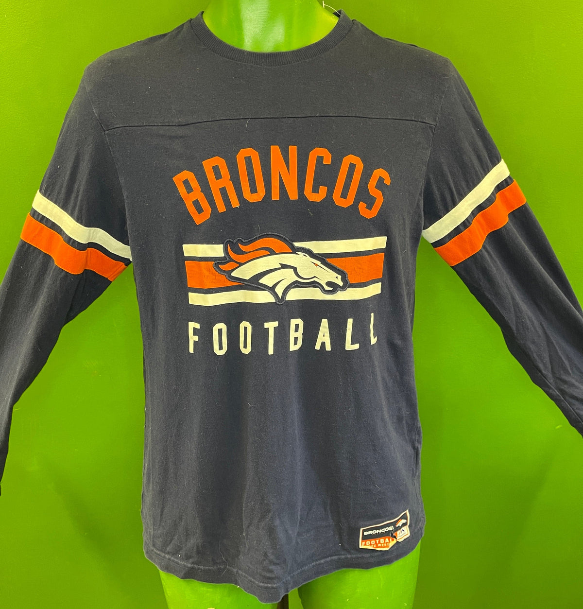 NFL Denver Broncos Majestic L/S T-Shirt Men's Small